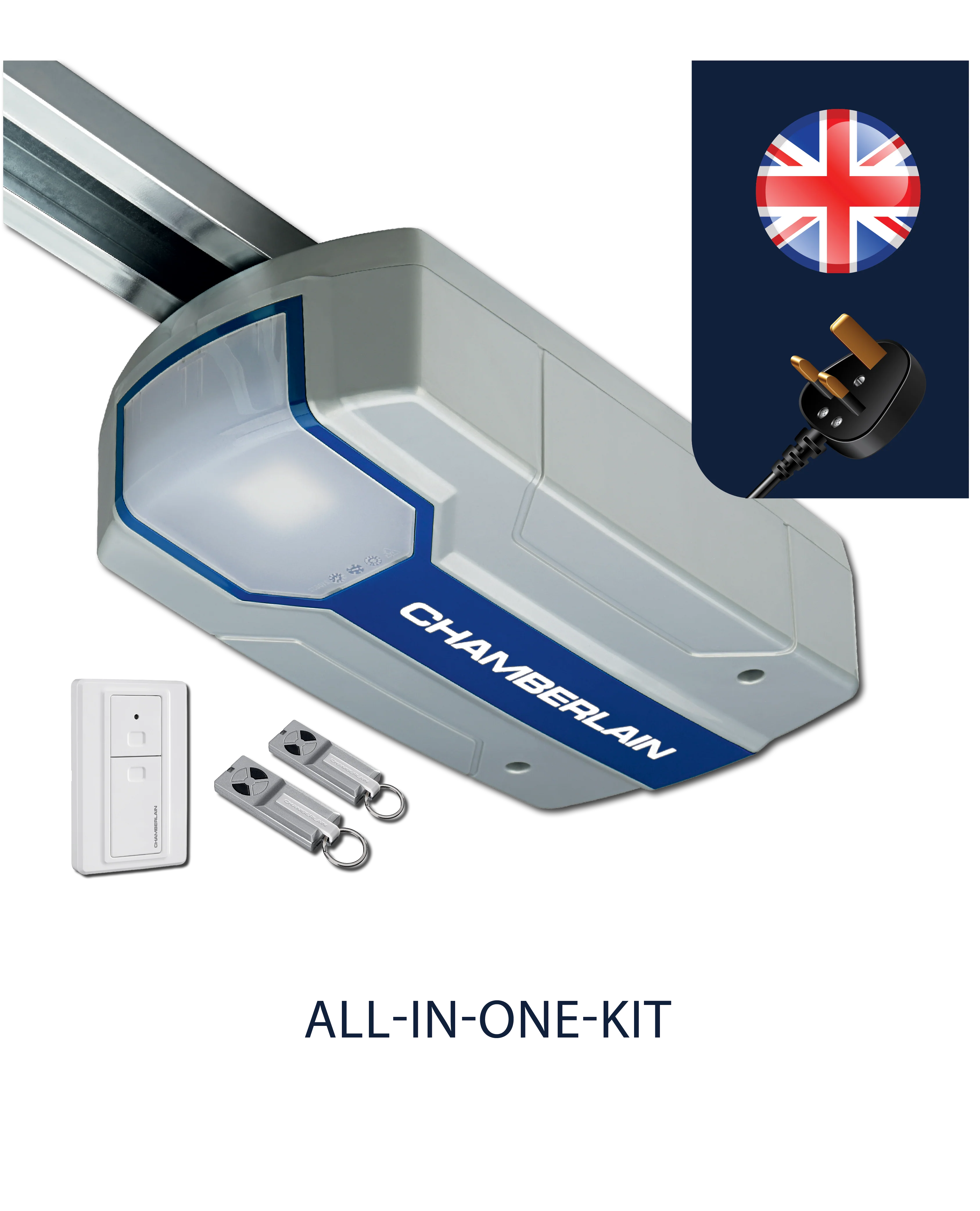 Premium Garage Door Opener ML1000EVGB with UK Plug – for doors up to max 130 kg
